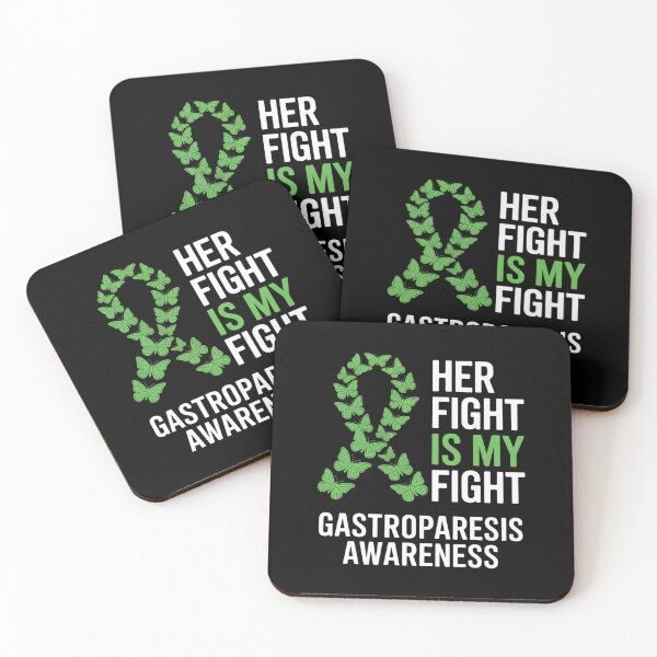 Item preview, Gastroparesis Awareness Her Fight is my Fight Green Ribbon designed and sold by KonopikaaArt.