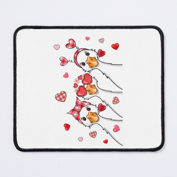Item preview, Goose Couquette Loved, Funny Valentine, Be mine, Cupid designed and sold by vintagearttee.
