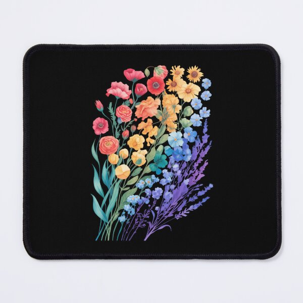 Item preview, Gay Pride Subtle Wildflowers LGBTQ Month Rainbow Flowers designed and sold by IdunayaStore.