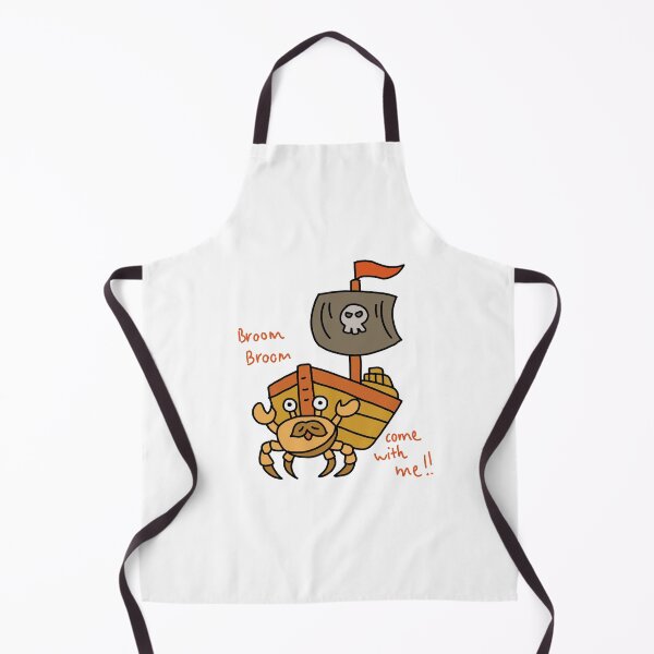 Item preview, Broom Broom Come With Me Funny Pirate Crab Illustration designed and sold by Baby-Care.