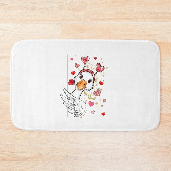 Item preview, Glitter Goose Couquette Loved, Funny Valentine, Be mine, Cupid designed and sold by vintagearttee.