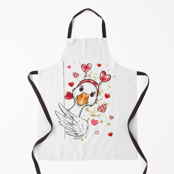 Item preview, Glitter Goose Couquette Loved, Funny Valentine, Be mine, Cupid designed and sold by vintagearttee.