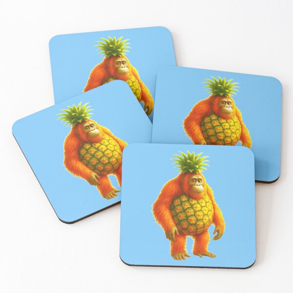 Item preview, Orangutini Ananasini - Italian Brainrot Meme designed and sold by The Art by Rossouw.