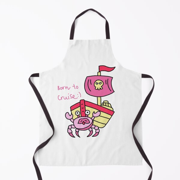 Item preview, Born to Cruise Funny Pirate Crab Illustration designed and sold by Baby-Care.