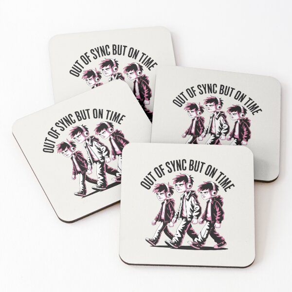 Item preview, Out of Sync But On Time Retro Indie Cartoon Aesthetic designed and sold by SplashTastic.