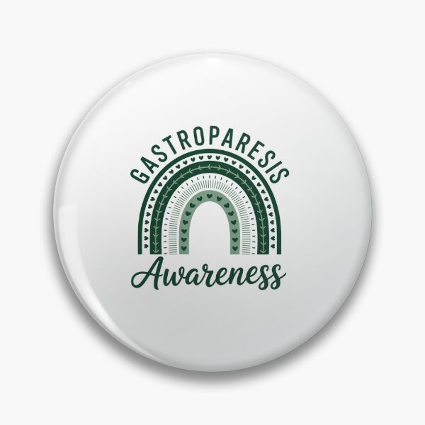Item preview, Gastroparesis Awareness Rainbow Stomach Paralysis designed and sold by KonopikaaArt.