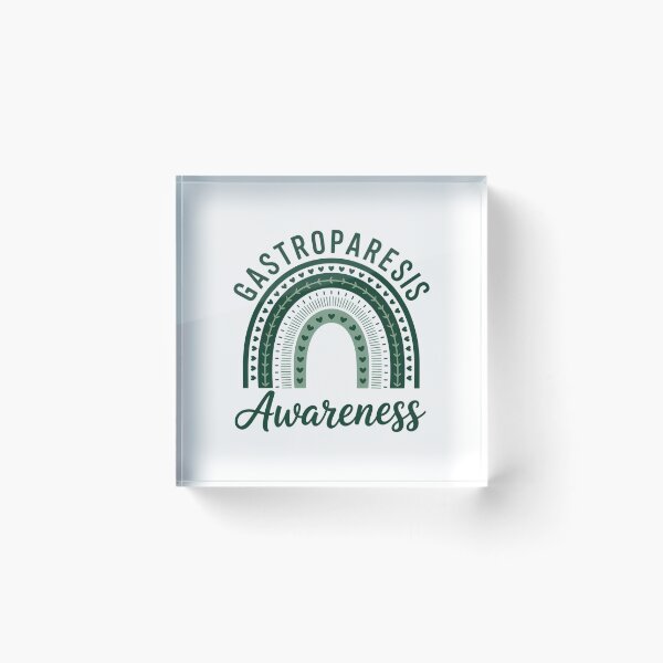 Item preview, Gastroparesis Awareness Rainbow Stomach Paralysis designed and sold by KonopikaaArt.