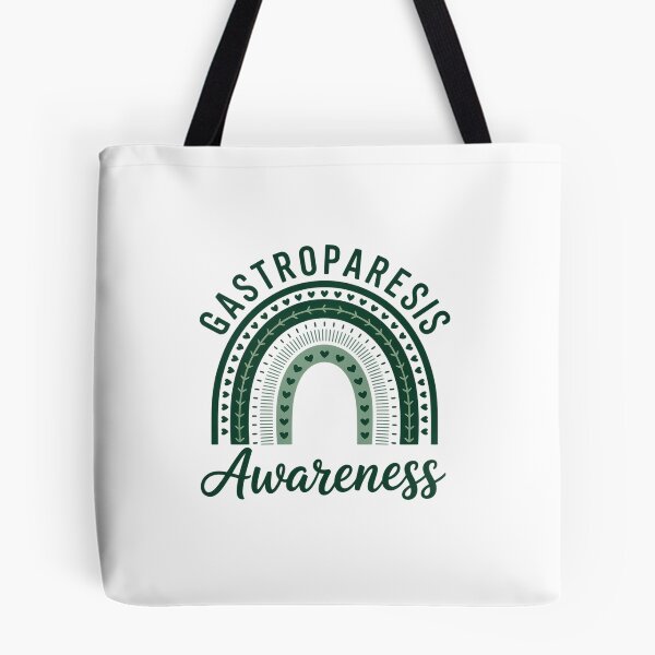 Item preview, Gastroparesis Awareness Rainbow Stomach Paralysis designed and sold by KonopikaaArt.