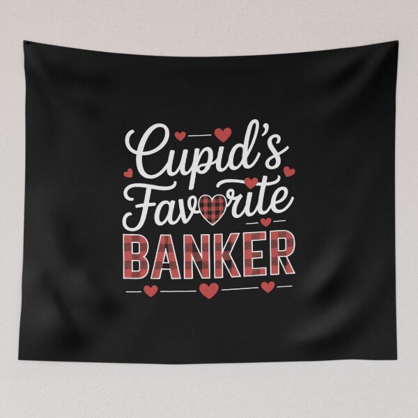 Item preview, Cupid's Favorite Banker Valentine's Day designed and sold by IdunayaStore.