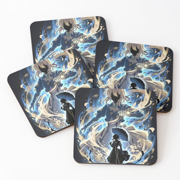 Item preview, Mechanical Doll Letter Writer - Blue Anime Silhouette Art designed and sold by MugenAnime.