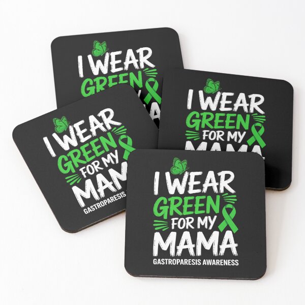 Item preview, Gastroparesis Awareness Ribbon I Wear Green for my Mama designed and sold by KonopikaaArt.