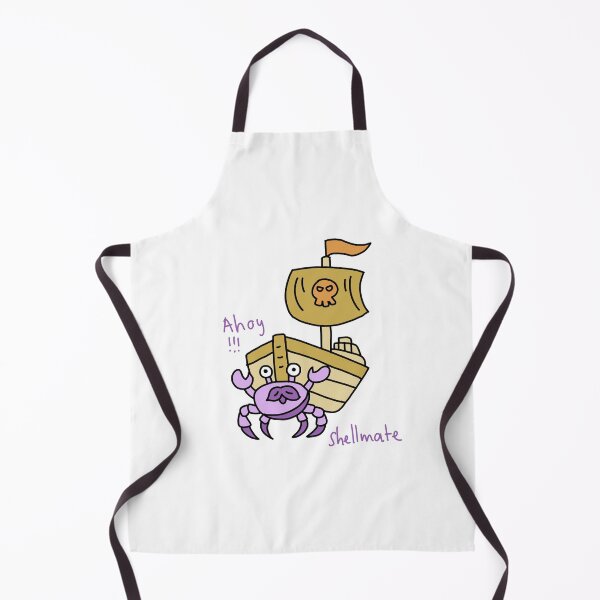 Item preview, Ahoy Shellmate Funny Pirate Crab Illustration designed and sold by Baby-Care.