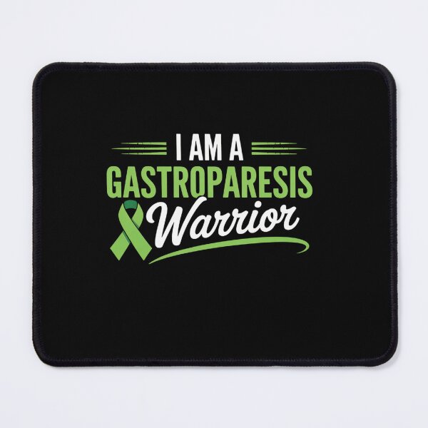 Item preview, Gastroparesis Awareness Stomach Paralysis Green Ribbon designed and sold by KonopikaaArt.