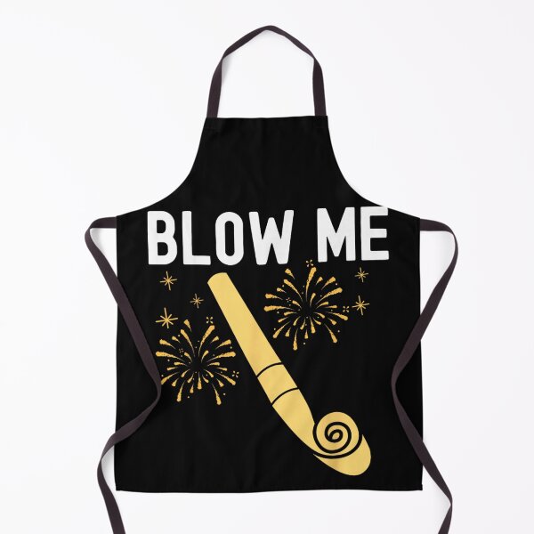Item preview, Funny New Year Eve Party Horn Blow Me Sarcastic Humor Holiday Graphic designed and sold by LittleNhutton.