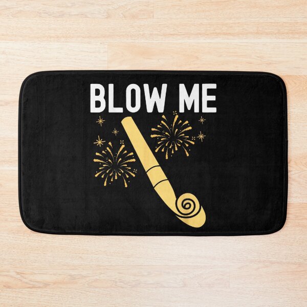 Item preview, Funny New Year Eve Party Horn Blow Me Sarcastic Humor Holiday Graphic designed and sold by LittleNhutton.