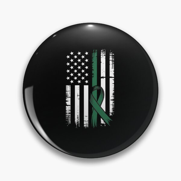 Item preview, Gastroparesis Awareness T-Shirt American Flag Green Ribbon designed and sold by KonopikaaArt.