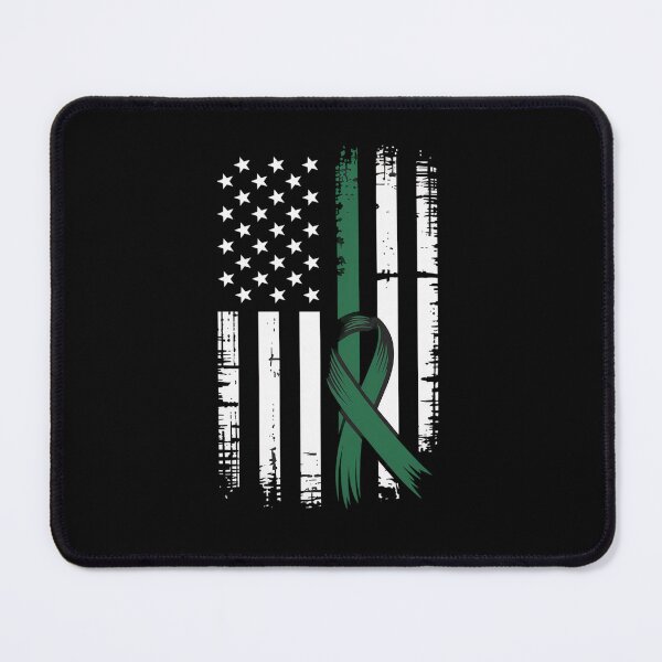 Item preview, Gastroparesis Awareness T-Shirt American Flag Green Ribbon designed and sold by KonopikaaArt.