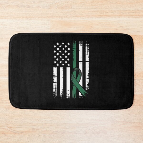 Item preview, Gastroparesis Awareness T-Shirt American Flag Green Ribbon designed and sold by KonopikaaArt.