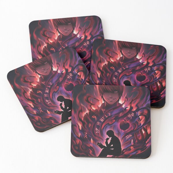 Item preview, Crimson God of Justice - Dark Notebook Anime Silhouette designed and sold by MugenAnime.