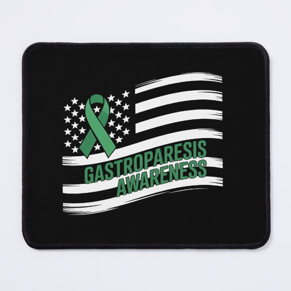 Item preview, Gastroparesis Green American Flag Gastroparesis Awareness designed and sold by KonopikaaArt.