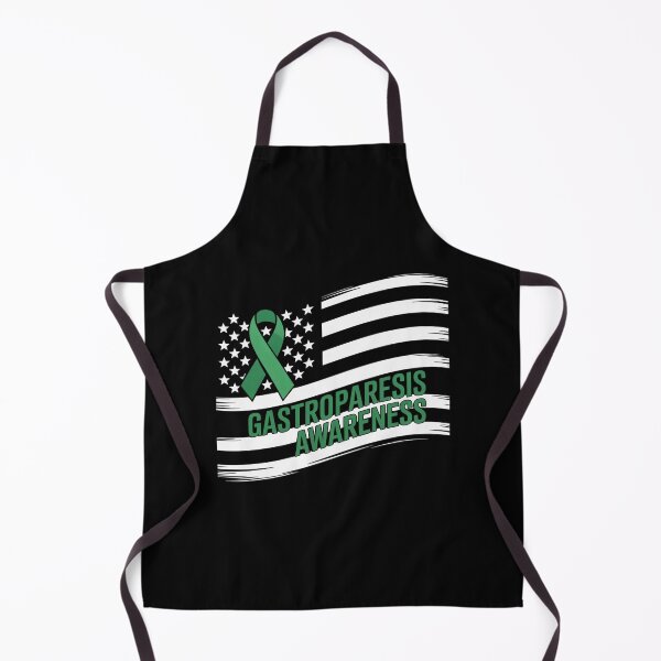 Item preview, Gastroparesis Green American Flag Gastroparesis Awareness designed and sold by KonopikaaArt.