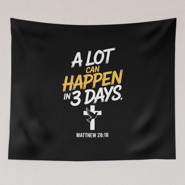 Item preview, A Lot Can Happen In 3 Days Christian Easter Good Friday designed and sold by IdunayaStore.