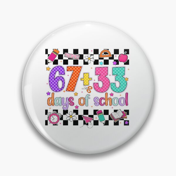 Item preview, Checkered 100 Days of School designed and sold by Kajetanduczynsk.