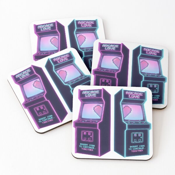 Item preview, Arcade Love Insert Coin – Retro Gaming Couple Neon Valentine Gamer Relationship Gift Design designed and sold by Luminari Creations.