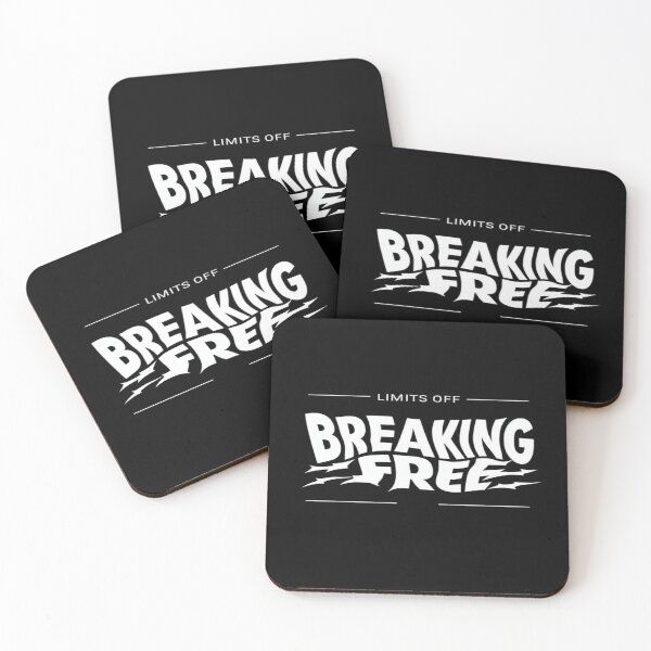 Item preview, Breaking Free Motivational Typography – Bold Grunge Quote for Empowerment, Fitness & Mindset designed and sold by Bright Nest Studio.