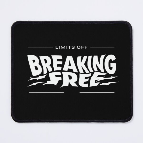 Item preview, Breaking Free Motivational Typography – Bold Grunge Quote for Empowerment, Fitness & Mindset designed and sold by Bright Nest Studio.