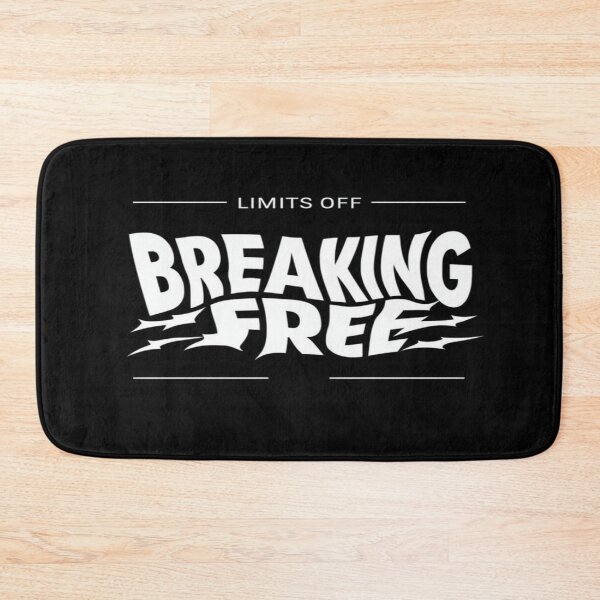 Item preview, Breaking Free Motivational Typography – Bold Grunge Quote for Empowerment, Fitness & Mindset designed and sold by Bright Nest Studio.