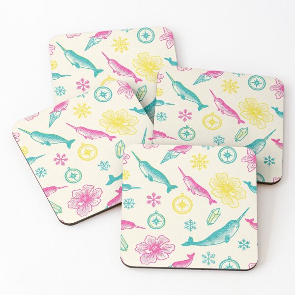 Item preview, cozy pastel mood dolphin, snowflake, flower pattern designed and sold by Virtual-Studio-Geebaki.