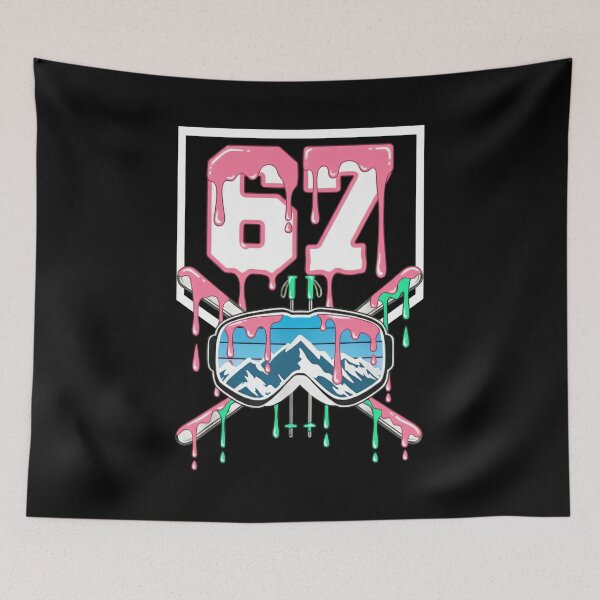Item preview, Drippy 67 Six Seven Ski Goggles Mountain Tee designed and sold by LashondaGreen89.
