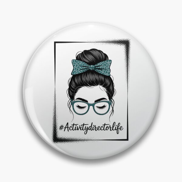 Item preview, Activity Director Messy Bun Bleached World Health Day designed and sold by IdunayaStore.