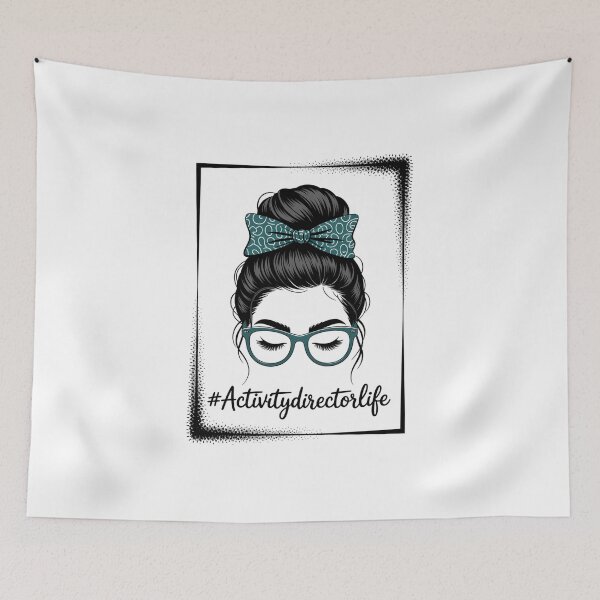 Item preview, Activity Director Messy Bun Bleached World Health Day designed and sold by IdunayaStore.