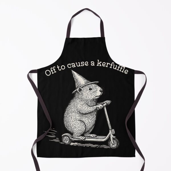 Item preview, Cute Wizard Hamster Off To Cause A Kerfuffle Electric Scooter Vintage Art designed and sold by GalenoHenley.