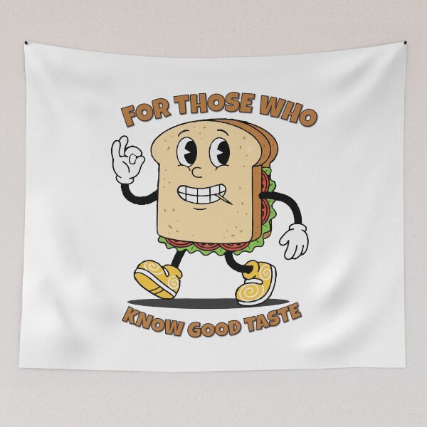 Item preview, Retro Sandwich - Vintage Mascot Illustration designed and sold by KozbiDesign.