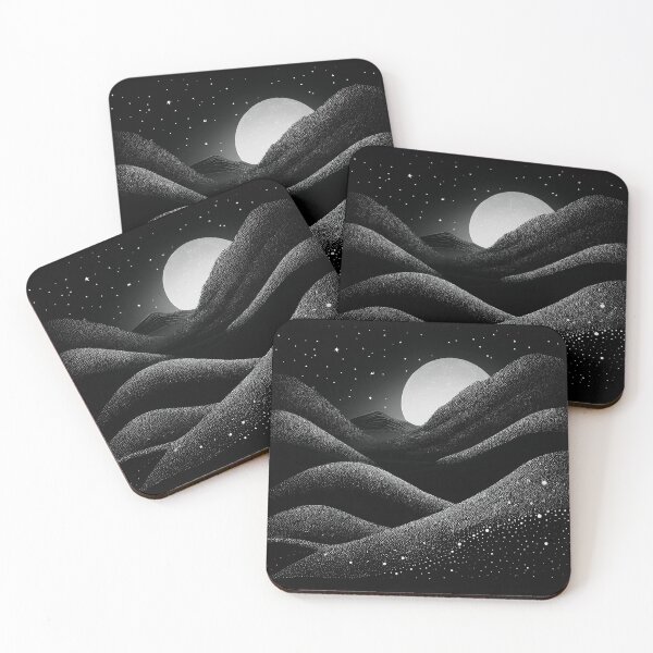 Item preview, Midnight Pointillism Abstraction (No.03) designed and sold by Form Finding Design.