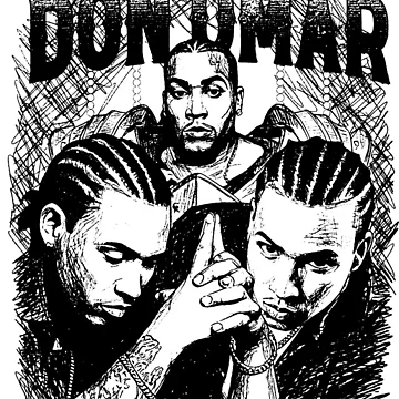 Artwork thumbnail, Sillhouette Style Puerto Rican Rapper by KirinStudio