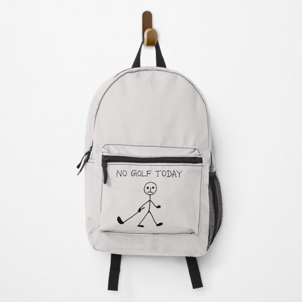 Item preview, No Golf Today Golf Lover Stickman With Golf Club dark version designed and sold by KLArtzStore.