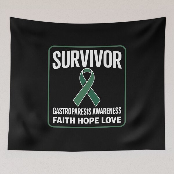 Item preview, Gastroparesis Survivor, Green Ribbon Gastroparesis Awareness designed and sold by Catharsiscath.