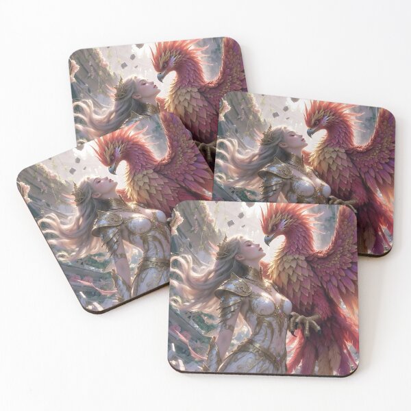Item preview, Eternal Bond – Phoenix Rebirth Queen designed and sold by SunsetAngelsAI.