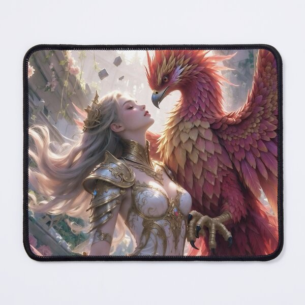 Item preview, Eternal Bond – Phoenix Rebirth Queen designed and sold by SunsetAngelsAI.