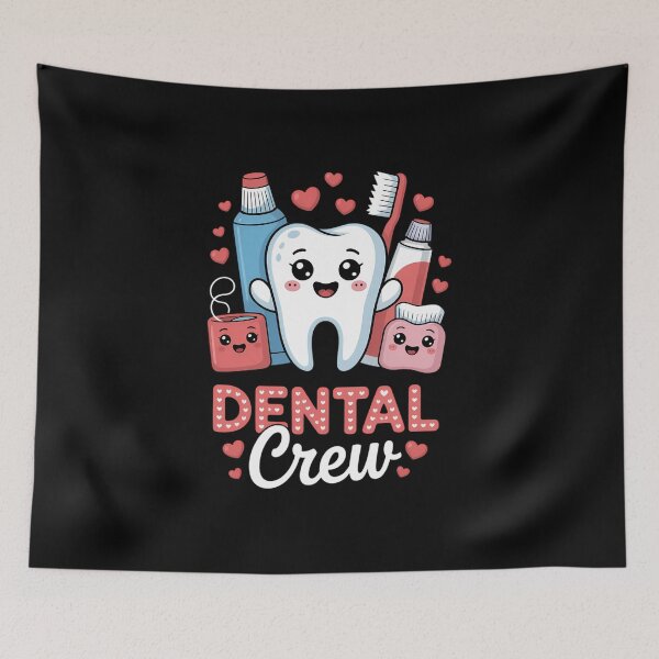 Item preview, Dental Crew Squad Teeth Dental Assistant Valentine's Day designed and sold by IdunayaStore.