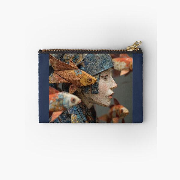 Item preview, Origami Woman with Origami Fish designed and sold by Tridentulus.