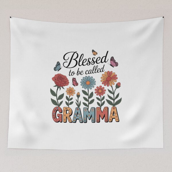 Item preview, Blessed To Be Called Gramma Wildflower Floral Mother's Day designed and sold by IdunayaStore.