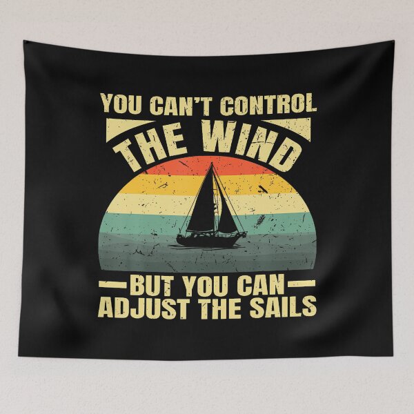 Item preview, Adjust The Sails Sailing Boating Captain Boat Pontoon Sail designed and sold by vaharisanic.