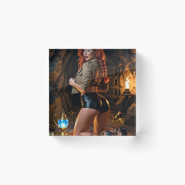 Item preview, Rowan red hair leather shorts awholenewworld designed and sold by CathryneDelamort.