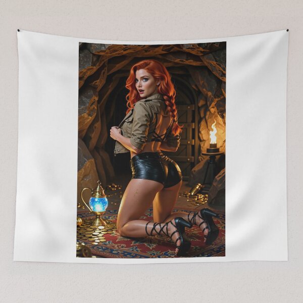 Item preview, Rowan red hair leather shorts awholenewworld designed and sold by CathryneDelamort.