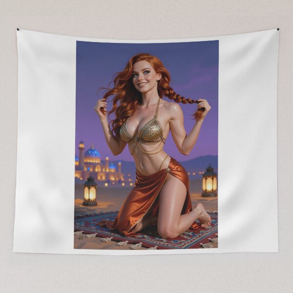 Item preview, Rowan kneeling by lanterns palace backdrop designed and sold by CathryneDelamort.